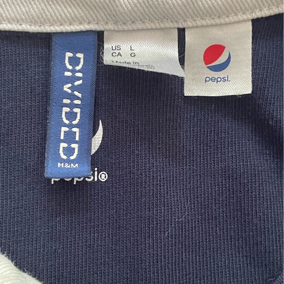 ⏳Limited Edition⏳ Divided - Pepsi Cola Rugby Shirt - Picture 5 of 5